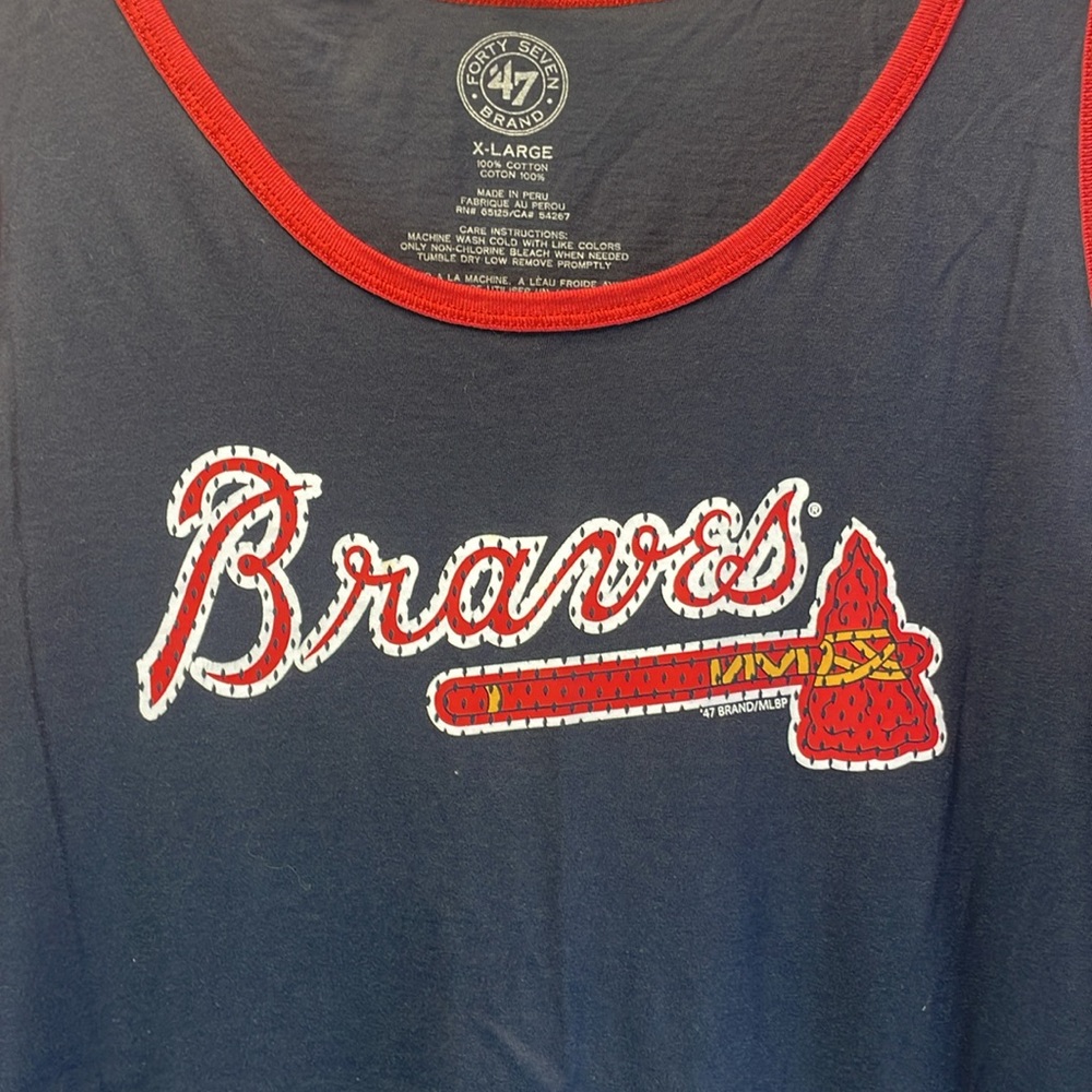 Atlanta Braves
47 Brand Black and Red Braves Tank Top - Picture 2 of 6